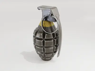 Grenade Mk2 Low-poly 3D model