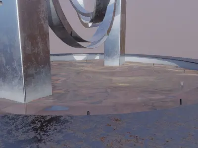 Water Sculpture 3D model
