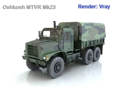 Oshkosh MTVR Mk23 3D model