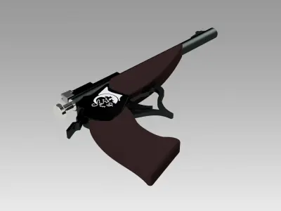 Girl Frontline Thompson Center Contender Gun Cosplay Weapon 3D model