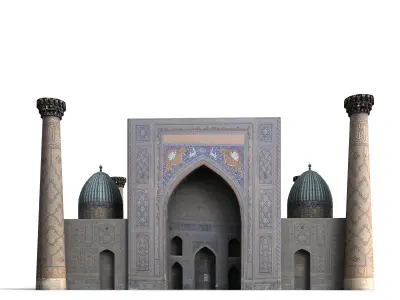 Registan Palast 3D model