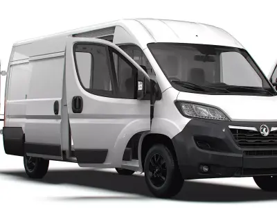 Vauxhall Movano Van L4H2 HQ Interior 2023 3D model