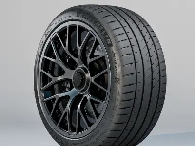 Michelin Pilot Sport 4 S 275 35 ZR19 3D model