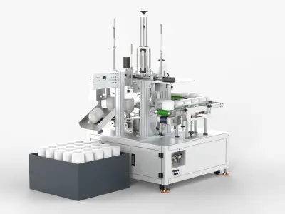 Bulb Automatic Pressing Machine 3D model