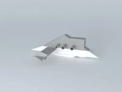 sub-jet ship Free 3D model