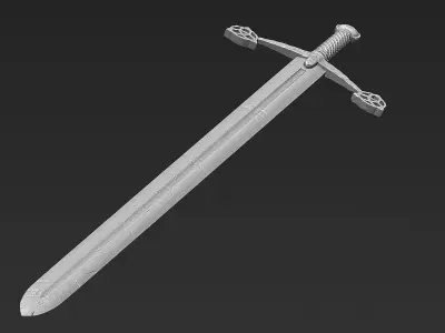 Zbrush Sword 03 3D model