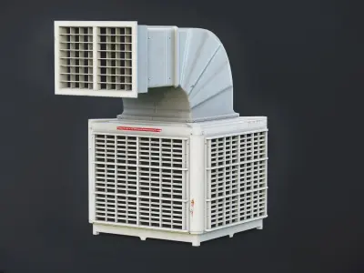 Air Cooler GameReady LODs 3D model
