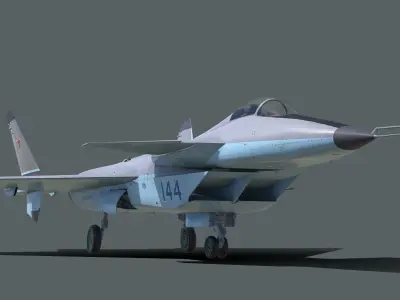 MiG 1 44 Project Low-poly 3D model