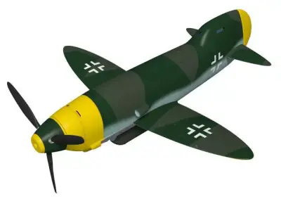Hutter Hu 136 3D model