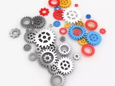 Mechanical gears pack 3d model 3D model