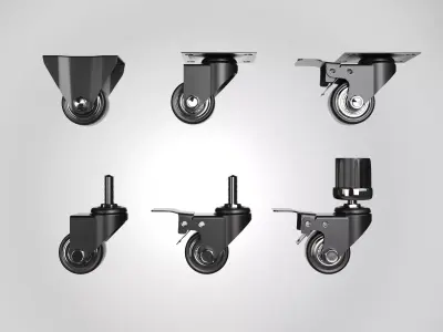 Industrial wheels 3D model