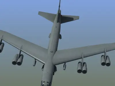 B52 Stratofortress Bomber 3D model