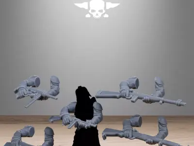 GrimGuard American Weapon Pack 3D print model