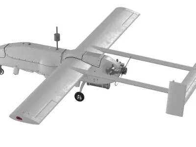 AAI RQ-2 Pioneer Reconnaissance UAV drone 3D model