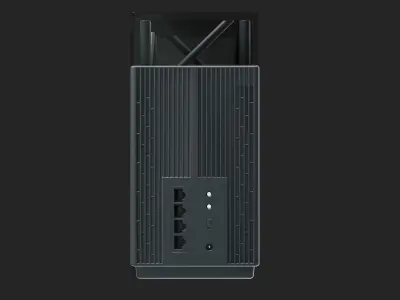 Futuristic Powerful WiFi Router 3D model