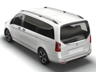 Mercedes Benz Tourer EQV 2021 3D model