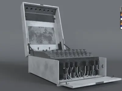 Enigma Machine - Former German military communication equipment  3D model