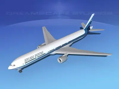 Boeing 777-300 Aerolineas Argentinas 3D model