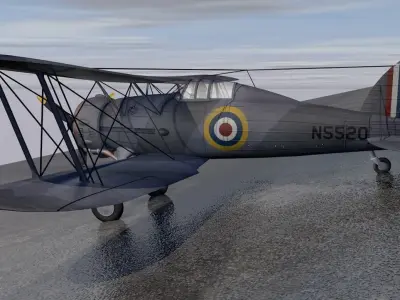 Gloster Gladiator Mk-1 3D model