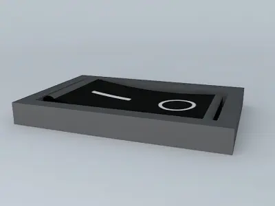 Rocker On Off Switch for Cisco Power Supplies 3D model