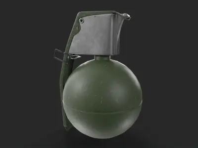 M67 Hand Grenade 3D model purchase