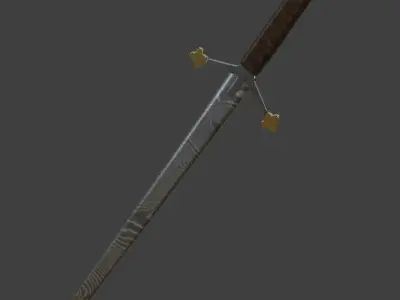 Scottish Claymore 3D model
