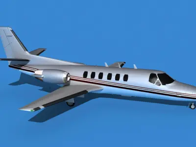 Cessna Citation 550 II Bravo V01 3D model