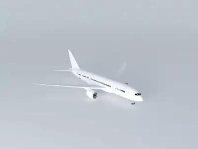 Boeing 787 at Boeing Field Free 3D model