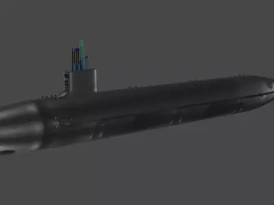 USS Virginia SSN-774 3D model