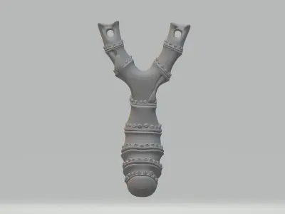Bamboo Slingshot 3D Model 3D print model