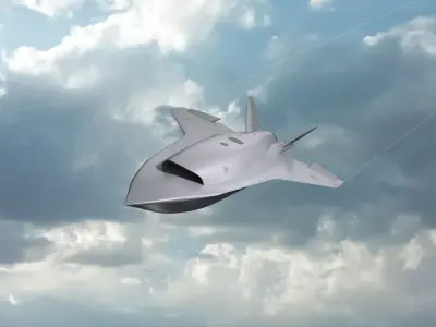 FCAS UCAV 3D model