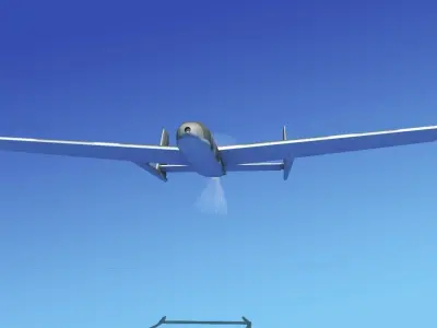 Mohajer 3 Drone 3D model