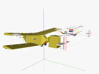 AT UAS Unmanned aerial system 3D model
