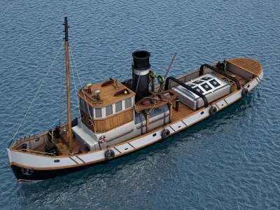 Tugboat Collection 3D model