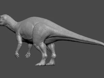 Muttaburrasaurus Dinosaur 3D model