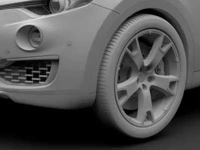 Maserati Levante S Q4 GranLusso 2019 wheel 3D model