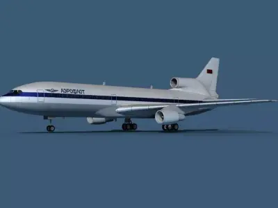 Lockheed L-1011-50 Aeroflot 3D model