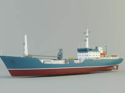  cargo ship marine model 3D model