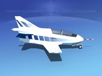 Bede BD-5J Microjet V10 3D model