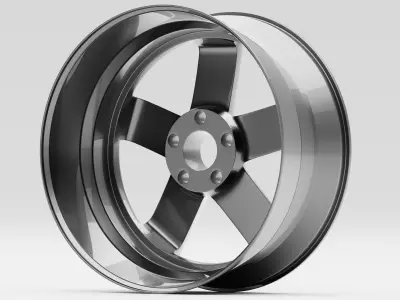 Audi A4 8K00714 Rim 3D model