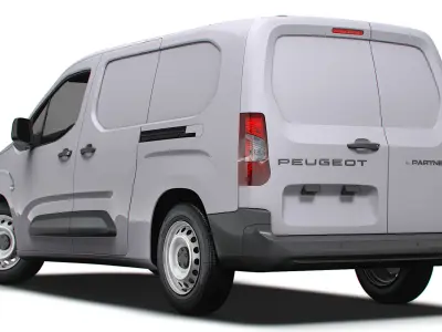 Peugeot e Partner LWB 2024 3D model