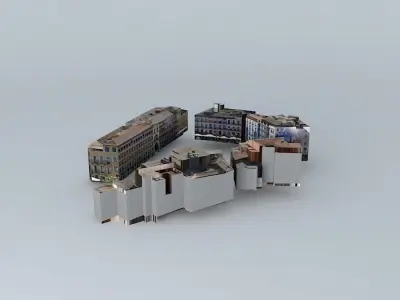 Zocodover building Free 3D model
