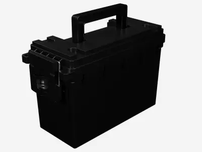 Plastic Ammo Box 3D model