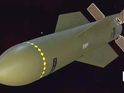 The GBU-57B MOP Massive Ordnance Penetrator  3D model