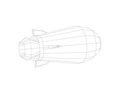 Jetpack beetle Low-poly 3D model