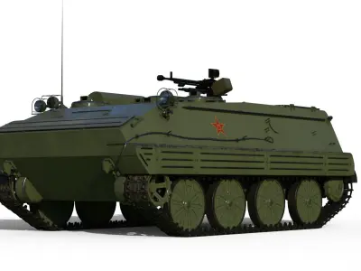 Chinese APC Type 63 3D model
