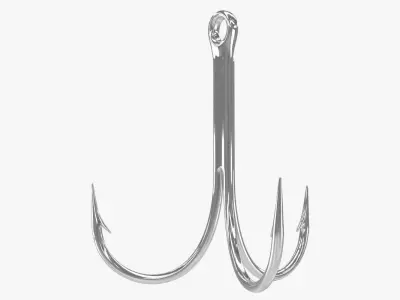 Fishing Hook 2 3D model