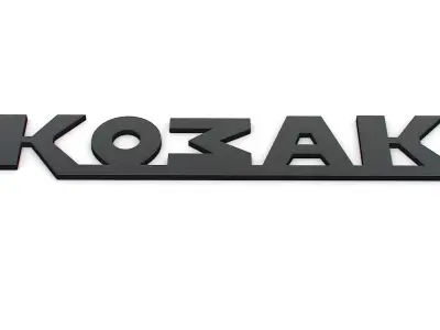 Kozak logo 3D model
