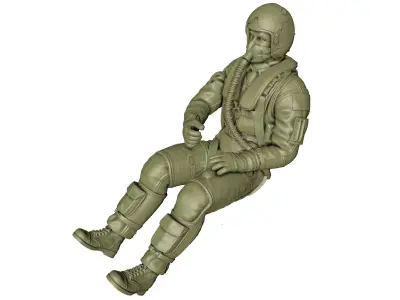 Generic Jet Pilot 3D print model