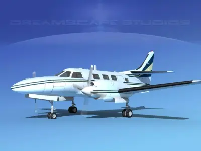 Swearingen SA226-T Merlin III V09 3D model